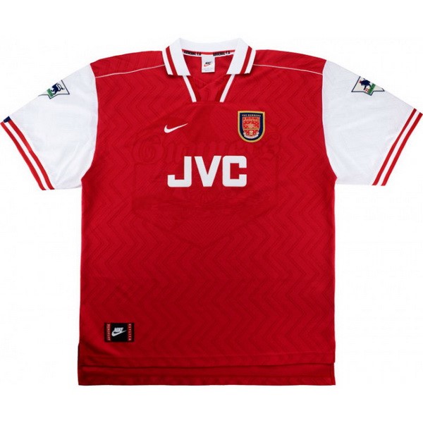 Camiseta Arsenal Replica Primera Ropa Retro 1997 1998 Rojo